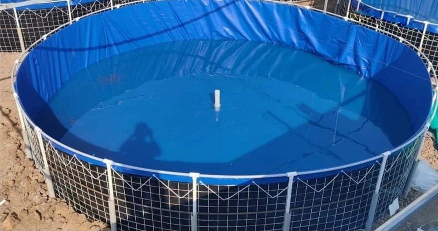 PVC Biofloc flash farming tank